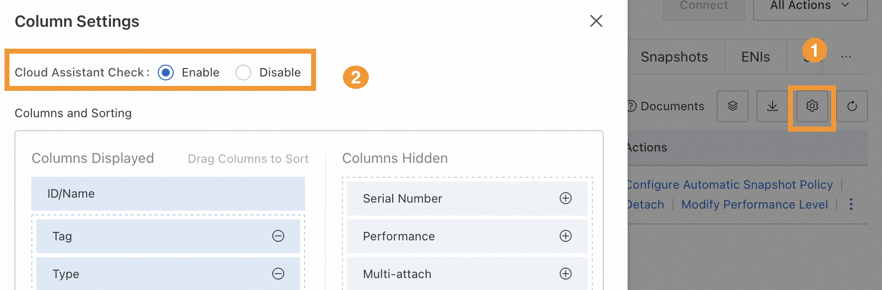 Enable Cloud Assistant detection